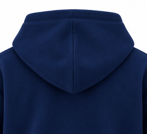 Sweat-shirt à capuche bleu marine pour garçons et pantalon de jogging assorti, tenue décontractée d'automne, couleur unie, 100% coton, ensemble de survêtement - Product Image 4