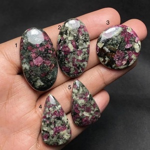 Wholesale Top Quality Authentic Natural Rare Red Eudialyte Gemstone Premium Hand Polished Cabochon Loose Stone Custom Jewelry - Product Image 1