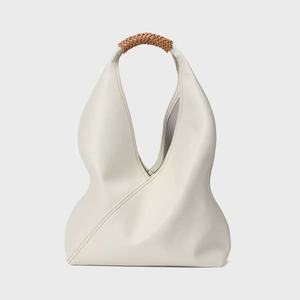 Bolso hobo de cuero para mujer con asa trenzada, bolso de mano de gran capacidad, bolso de hombro suave de lujo - Product Image 2