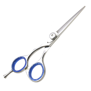 Kounain Ensemble de ciseaux de coiffeur professionnels pour gaucher Ciseaux de coupe de cheveux droits en acier inoxydable pour salon de coiffure Lames de rasoir tranchantes - Product Image 5