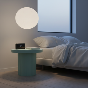 Mesa Auxiliar de Diseño Moderno, Mesa de Centro con una Sola Pata, Color Marrón Claro, Mueble de Hogar de Lujo y Duradero, Color Dinámico - Product Image 3