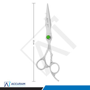 Tijeras de Barbero Profesionales Accuram con Mango de Dragón, Cuchilla de Afeitar, Reutilizables, de Acero Inoxidable, para Peluquería - Product Image 6