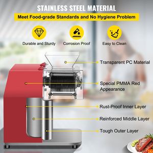 Macchina Tritacarne Commerciale 850W, Capacità 250 Kg/Ora, Lama da 3,5mm, Tagliacarne Elettrico in Acciaio Inox, Nuova Condizione - Product Image 3