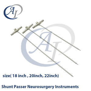 Shunt Passer <b>Neurosurgery</b> <b>Instrument</b> 20 Inch Manual Stainless Steel Class II CE Certified Reusable Hospital Clinic Use 1 Year - Product Image 4