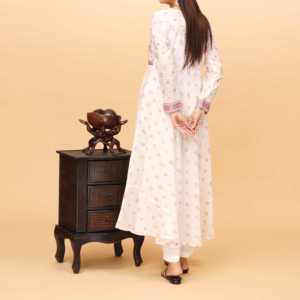 Traje de jacquard adornado de 2 piezas para mujer PS4383 Pantalones elegantes con diseño intrincado - Product Image 1