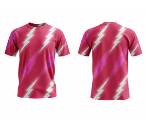 เสื้อยืดแบบซับลิเมชั่นสั่งทำจำนวนมาก |   ไซส์ผู้ชาย ผู้หญิง และเยาวชน |   ชุดกีฬาฝึกซ้อมน้ำหนักเบา แห้งเร็ว - Product Image 2