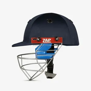 Casco de Cricket Clásico ZAP Personalizado, Protección Avanzada, Rejilla de Acero, Diseño de Ventilación, Ajuste Cómodo, Ajustable, Ambidiestro - Product Image 1