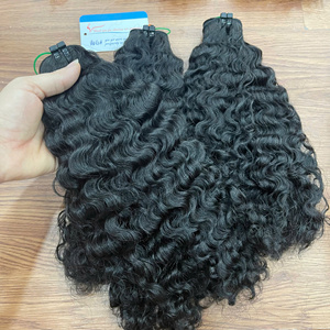 Cheveux bouclés birmans super doublement étirés de 100% vrais cheveux vietnamiens non traités pas d'emmêlement prêts à expédier - Product Image 1