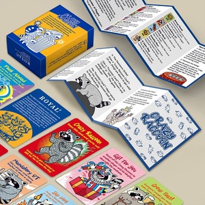 เกมไพ่แรคคูนบ้าคลั่ง-Royal 2025ใหม่ล่าสุด54ใบ310gsm ไพ่เคลือบผิวเรียบลื่นเกมไพ่เคลือบผิวด้วยน้ำ - Product Image 3