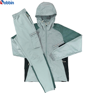 Top Custom Solid Color <b>Men's</b> <b>Track</b> Running Windbreaker <b>Jacket</b> Set Plus Size Lightweight Sports Wear <b>for</b> <b>Men</b> Casual Sports Wear - Product Image 5