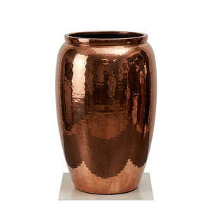 Macetero de Metal de Latón Vintage con Patas de Garra y Asas de Anillo, Macetero Decorativo para Pasillos Grandes, Decoración del Hogar - Product Image 5