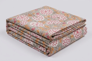 Tela con Estampado Floral Indio, Material Textil para Vestidos, Kurta, Saree, Decoración del Hogar, Costura, Venta al por Mayor - Product Image 2