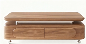 Mesa de Centro Moderna de Mármol Premium con Estructura de Acero Inoxidable Martillada a Mano, Mueble Móvil y Decorativo para Sala de Estar - Product Image 3