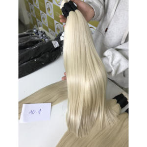 Extensiones de Cabello Humano Ruso Remy Virgen Genius Weft Super Double Drawn de 50g, Ondulado Profundo, Hechas a Mano - Product Image 3