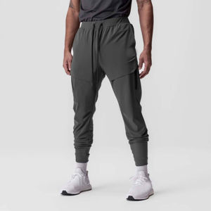 Pantalon de jogging homme coupe décontractée, moderne, pour le quotidien, en tissu doux, léger, pour la routine. - Product Image 1