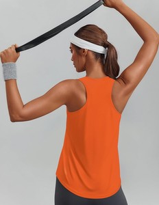 <b>Women's</b> Spandex/Polyester Tank Top Soft Comfortable Breathable Stretch Eco-Friendly Quick Dry Knitted Fabric <b>Bow</b> Decoration Crew - Product Image 5