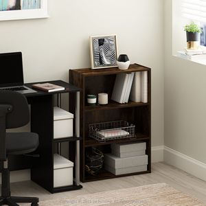 Amber <b>Pine</b> Pasir 3-Tier Open <b>Shelf</b> Elegant Ladder <b>Shelves</b> - Product Image 3