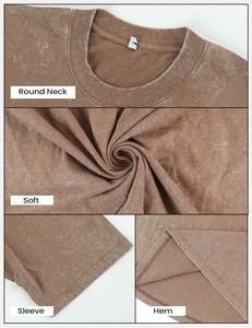 Unisex Oversized T-Shirts Acid Wash Cotton Logo Print Summer Jersey Tee Baggy Boyfriend Vintage Streetwear <b>Tops</b> - Product Image 3