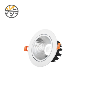 ไฟดาวน์ไลท์แบบฝังฝ้าเพดาน อลูมิเนียมหล่อขึ้นรูปคุณภาพสูง พร้อมหลอด LED SMD แบบ COB ความลึก 7 ซม. - Product Image 1