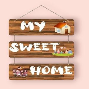 Vintage Style Wooden Wall Hanging <b>Decoration</b> Handmade Rustic Sign Door Ornament Decorative Plaque for Home Holiday <b>Valentine</b> - Product Image 2