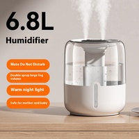 Humidificateur d'air ultrasonique d'humidificateur intelligent de brume fraîche pour l'usage de bureau à domicile de chambre à coucher de grande pièce avec le parfum de diffuseur d'huile essentielle