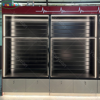 Aluminium-Rahmen Handy-Vitrine Mobiltelefon-Zubehör-Kiosk-Design Mobilfunkshop-Theke mit LED-Beleuchtung Großhandel
