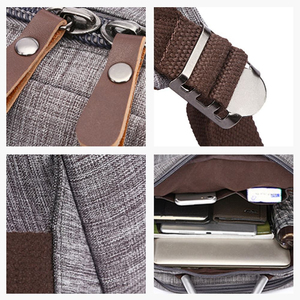 Mochila para Portátil Oxford Resistente al Agua y Duradera con Forro de Poliéster y Cierre de Cremallera, Mochila Universitaria Portátil Unisex - Product Image 3