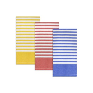 Chiffon de nettoyage de cuisine à rayures élégantes, doux et à séchage rapide, 100% coton, qualité supérieure, serviettes de cuisine pour usage domestique - Product Image 6