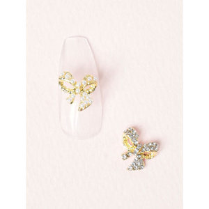 Accessoires de décoration d'ongles 3D en forme de ruban, 2 pièces, K-Beauty coréen professionnel, pour manucure et pédicure, fournitures pour ongles - Product Image 1