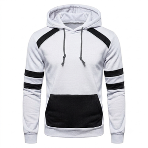 Sudadera con capucha de forro polar para hombre, ajuste personalizado, para deportes, gimnasio, ropa deportiva, informal, lisa, al por mayor - Product Image 1