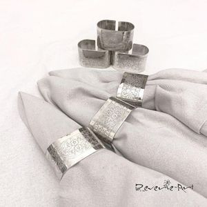Luxury Gold Napkin Rings Round Brass <b>5</b> Cm Durable Wedding Table Decoration - Product Image 4