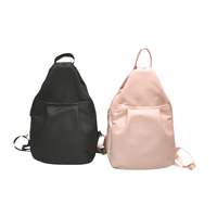Sac à dos bandoulière polyvalent pour femme, petit et léger, imperméable avec fermeture éclair, à prix réduit