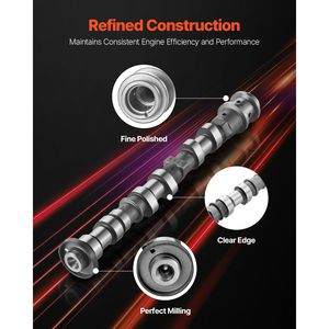 Albero a camme di ricambio per Jeep Grand Cherokee 2011-2015, codici 05184377AF, 05184377AH, 5184377AD, 5184377AE, con cuscinetti e boccole - Product Image 6