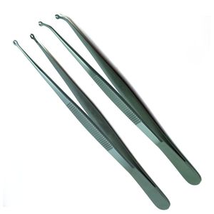 Pinces à pansements dentaires Meriam 16 cm droites et angulaires, pinces à coton College, pinces chirurgicales en acier inoxydable, instruments dentaires - Product Image 1