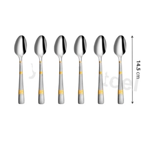 Juego de cubiertos y tenedores de acero inoxidable, cuchillo de cena plateado, cuchara, utensilios para uso diario en cocina y fiestas - Product Image 1