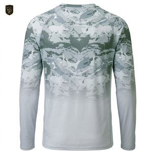 เสื้อแขนยาวซับลิเมชั่นผู้ชายขายส่ง ป้องกันรังสียูวี สำหรับตกปลา ออกกำลังกาย วิ่ง เสื้อแขนยาวซับลิเมชั่นผู้ชายขายส่งจำนวนมาก - Product Image 3