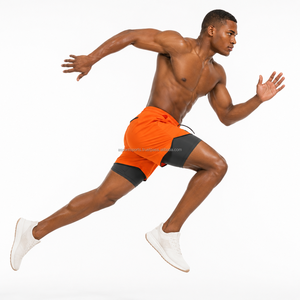 Custom Sublimation Print Double Layer Basketball <b>Shorts</b> Quick Dry Polyester <b>Compression</b> Inner Tights Zipper Pocket Running - Product Image 6