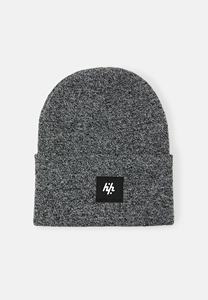 Bonnet gris avec conception d'étiquette personnalisée Bonnets d'hiver doux de meilleure qualité Bonnet tricoté avec logo brodé - Product Image 2
