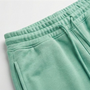 Unisex <b>Mint</b> <b>Green</b> Hooded Tracksuit Full Length Solid Color Casual Sweatshirt and Pants Set Breathable 100% Cotton Autumn Wear - Product Image 5