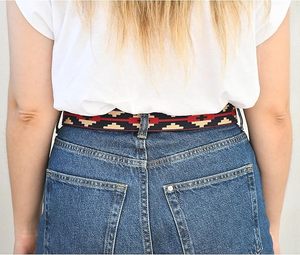 Ceintures en cuir véritable tressé pour hommes, décontractées et habillées, avec boucles élégantes en acier inoxydable, longueur personnalisable, logo varié, mode et affaires - Product Image 2