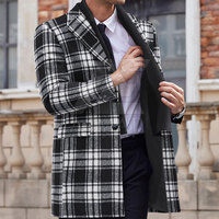Manteau long en laine pour homme, professionnel, pour l'hiver, chaud, formel, en vente