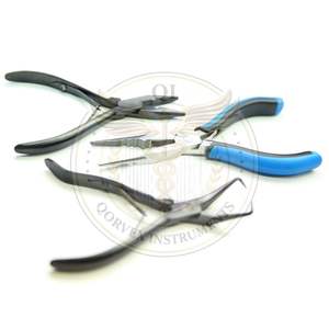 Juego de herramientas de acero para extensiones de cabello con microanillas, incluye alicates de extracción, agujas de anilla, peine de cola, tijeras y herramienta Pinky - Product Image 5