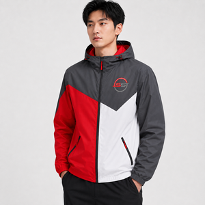Veste coupe-vent pour homme personnalisée avec des coutures de qualité supérieure, un aspect élégant et des solutions de production sous marque privée disponibles - Product Image 6