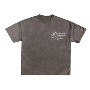 Custom <b>Men</b>’s Acid Wash Sweatsuit T-Shirt and Track <b>Shorts</b> Set 2 Piece Summer <b>Tracksuit</b> Outfit Casual Streetwear Sweat T-Shirts - Product Image 2