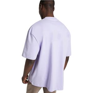 Camiseta Oversize de Poliéster/Algodón para Hombre 2026 con Hombros Caídos, de Secado Rápido y Transpirable, Venta al por Mayor, ¡Gran Éxito! - Product Image 3