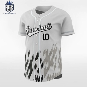 Camisetas de Béisbol Personalizadas Baratas de Alta Calidad, 100% Poliéster Sublimado, Transpirables, Corte Automatizado, Unisex, Manga Corta - Product Image 4