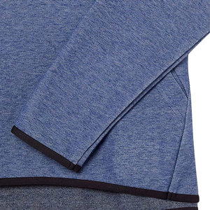 <b>Top</b> Selling 400g No <b>Strings</b> Blank Fleece Regular Sleeve Oversized Hoodies Men Cotton Pullover Wholesale Custom 3D Embroidery - Product Image 2
