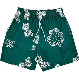 Shorts de sport pour homme en mesh à motif paisley, imprimé bandana, séchage rapide, légers - Product Image 6