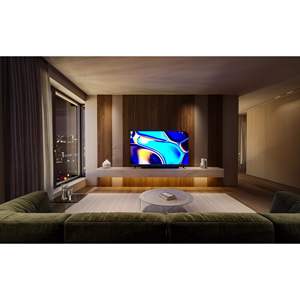 Téléviseur intelligent 4K Ultra HD 55 pouces modèle 2024, plage dynamique, fréquence de rafraîchissement 120 Hz, rétroéclairage LED, console de jeu, barre de son incluse, noir - Product Image 1