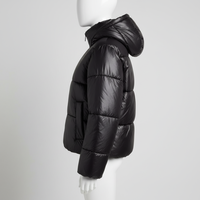 Veste matelassée pour homme, à capuche, imperméable, coupe-vent, personnalisable, OEM, vente en gros